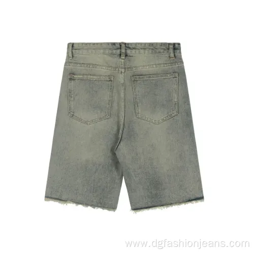 Vintage Jeans Light Wash Denim Cotton Shorts